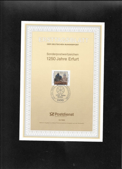 Germania FDC 18.1992