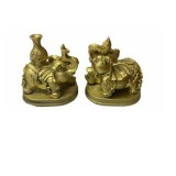 Elefant din rasina 2/set 7,5 x6,5 cm, Model TT47