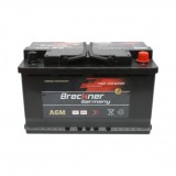Baterie auto AGM start-stop 12V/80Ah, 950A la pornire 315x175x195mm Breckner Germany