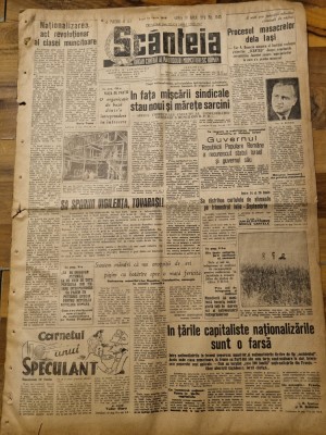 scanteia 14 iunie 1948-nationalizarea intreprinderilor,nicolae balcescu 1848 foto