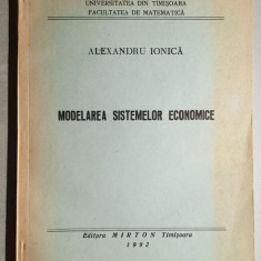 Modelarea sistemelor economice - Alexandru Ionica