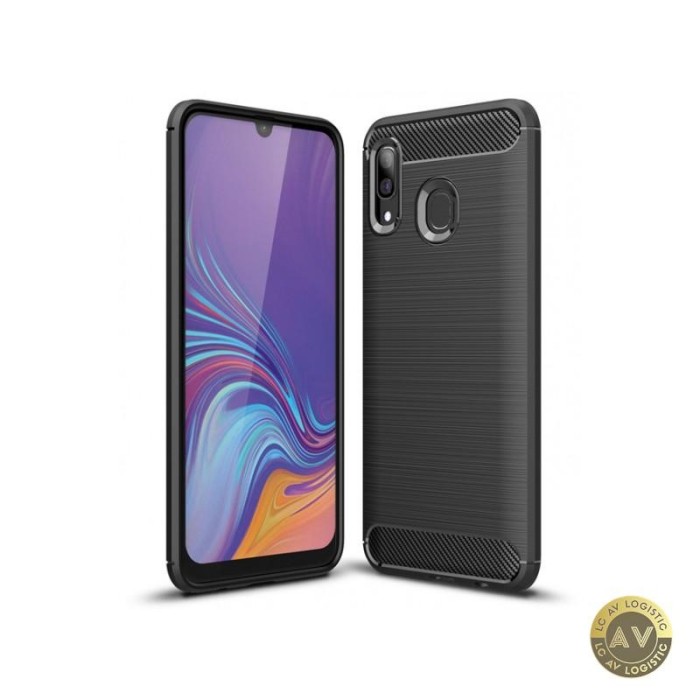 Husa pentru Samsung Galaxy A40 A405 Forcell Carbon Neagra