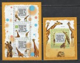 Guinea 2013 - Girafe S/S 2v MNH, Nestampilat