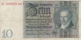 GERMANIA 10 reichsmark 1929 - P180a VF!!!