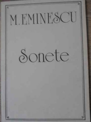 SONETE-MIHAI EMINESCU foto