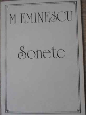 SONETE-MIHAI EMINESCU