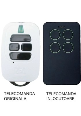 Telecomanda inlocuitoare poarta garaj 4 butoane cod saritor frecventa 433.92MHz Dea GTi4 compatibila cu originalul (810/4) foto