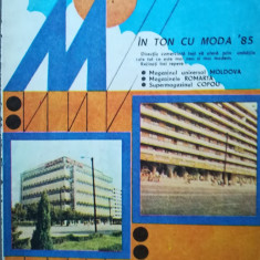 1985, Reclama magazine IASI, MOLDOVA, Super CPOOU, ROMARTA 24 x 16,5 cm comunism