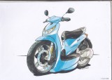 Bnk div Scuter Peugeot - afis / poster / print - KoolArt 1331