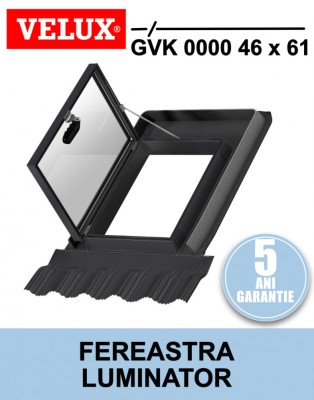 Fereastra luminator Velux pentru acces pe acoperis GVK 0000 46x61 foto