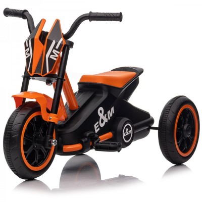 Tricicleta cu pedale pentru copii G301 Kidscare, culoare orange, pentru 3-6 ani foto