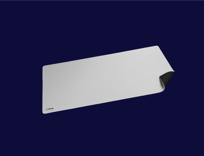Mousepad trust gxt 759w xxl gaming material pet suprafata usoara alb