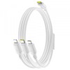 Cablu Incarcare USB-C - Lightning / microUSB / USB-C Baseus Silky 3in1, 100W, 1.5m, Alb P10377706213-00, Apple