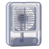 Cumpara ieftin Ventilator Portabil USB cu Umidificator, 3 Viteze, Mini Aer Conditionat, Rezervor Apa, Lumina Noapte, Racire Evaporativa, Silentios