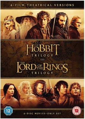 FIlme The Lord Of The Rings 1-3 / The Hobbit 1-3 DVD BoxSet 12 Discuri foto