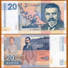 !!! CEHOSLOVACIA = FANTASY NOTE = 20 KORUN , MARTIN KUKUCIN - 2020 - UNC