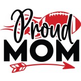 Sticker decorativ, Text Fotbal, Negru, 10043ST-20