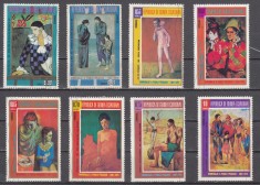 A12 S2 11 - Timbre foarte vechi - Guineea Ecuatoriala - pictura - Pablo Picasso