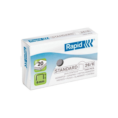 Capse 26/6 RAPID 20 coli standard foto