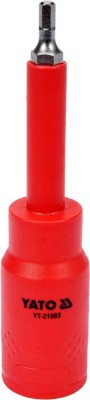 Bit hexagonal 4x120 mm izolat 1000V VDE cu adaptor 1/2 YATO foto