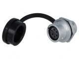 Soclu SF12 mamă 6 pini IP67 5A 125V 0,75mm2