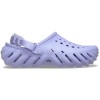 Saboti Crocs Echo Clog Mov Mystic Purple Unisex, Croslite, Interior LiteRide, Accesorii Jibbitz, Talpa Ortopedica, Casual, Usoare