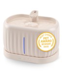 Cumpara ieftin Fantana de apa pentru pisici PRETTYPAW Pure Flow Max, 3L, wireless, senzor de miscare, 3 moduri, autonomie 45 zile, filtru triplu