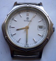K.370 CEAS QUARTZ DE DAMA TITAN 7020 INDIA 4 JEWELS