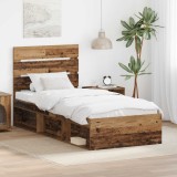 Cumpara ieftin Cadru de pat Lemn vechi 100 x 200 cm Lemn de pin masiv
