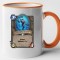 Cana maner portocaliu personalizata HearthStone - Scourge Rager, INOVATIX&reg;. 330ml