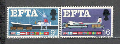 Anglia/Marea Britanie.1967 Tratatul vamal EFTA GA.54 foto