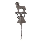 Cumpara ieftin Clopotel perete fier maro Catelus 14x14x24 cm