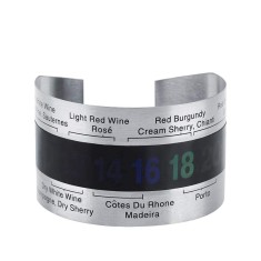 Termometru pentru Sticla de Vin, Digital Fara Baterie, Gradatie 4 - 24 &deg;C, Inox, CBD CORAL BEST DEALS 6.5 cm 6.5 cm 3.7 cm Argintiu 1 x Termometru Dig