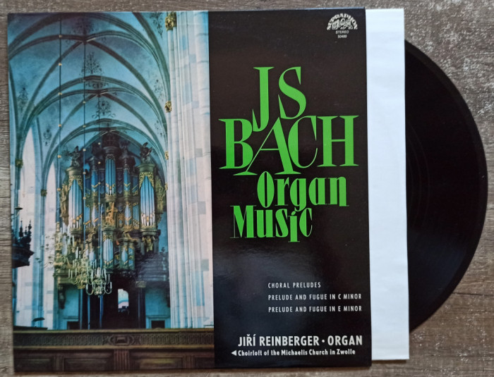 J. S. Bach, Jiri Reinberger, Organ Music// disc vinil