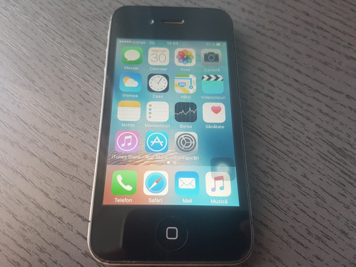 APPLE IPHONE 4S BLACK 16 GB FUNCTIONAL CU PROBLEMA.CITITI TOATA DESCRIEREA!