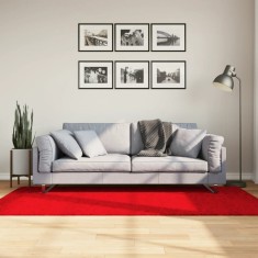 vidaXL Covor &bdquo;OVIEDO&rdquo;, fire scurte, roșu, 100x200 cm