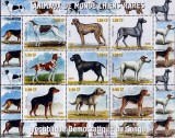 REPUBLICA CONGO-CIINI DE RASA-SERIE 9 VALORI in coala mica- MNH**-RDC 058