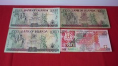 LOT BANCNOTE STRAINE UGANDA SHILLINGS
