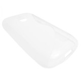 Husa silicon S-line transparenta pentru Huawei Ascend Y200 (U8655)