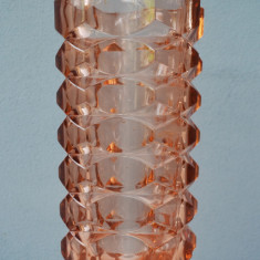 Vaza Art deco Luminarc Rosaline Salmon Pink Vintage Vase