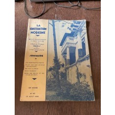 La Construction Moderne Nr. 45 10 August 1930