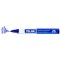 Marker permanent pe baza de alcool, varf rotund 2 mm, albastru