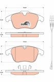 TRW GDB1818 COTEC set placute frana,frana disc