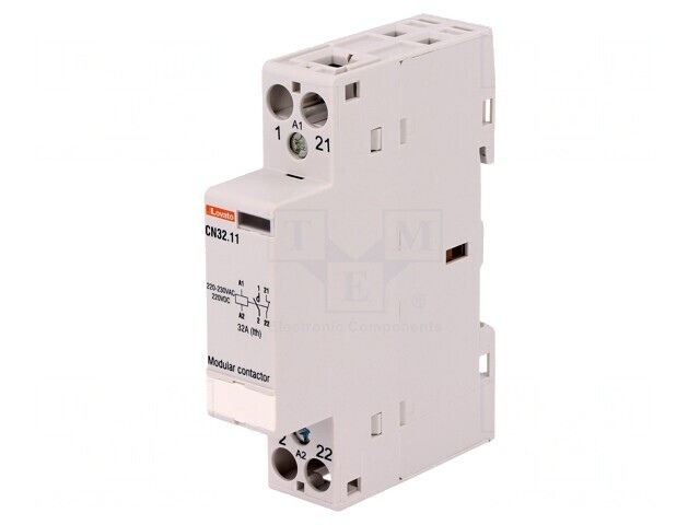 Contactor 2P 32A 220-230V AC/DC