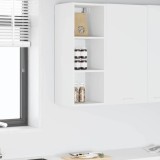 vidaXL Dulap suspendat Riga Alb 30 x 29,5 x 80 cm Lemn compozit 884434