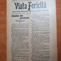 revista viata fericita 15 noiembrie 1909-revista pt educatie si recreatie