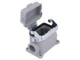 Conector carcasă HDC cu clichet