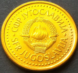 Moneda 10 PARA - RSF YUGOSLAVIA, anul 1990 *cod 2021 = UNC din SACULET BANCAR