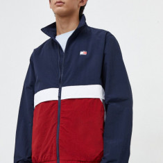 Tommy Jeans geacă bărbați, culoarea bleumarin, de tranziție DM0DM17887