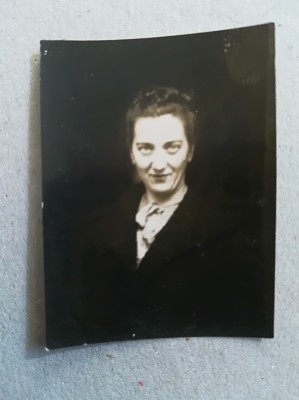 Foto DENISE RUDEANU anii 30-40 Opera Romana Bucuresti 5,5 x 4 cm adnotată verso foto